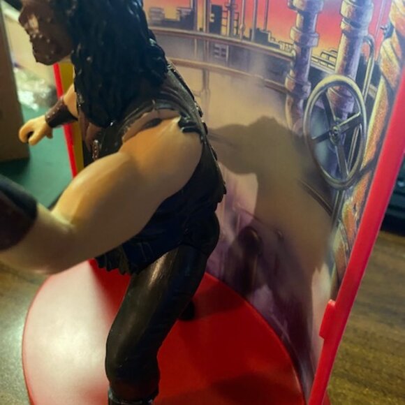 Vintage 1997 WWF Wrestling MANKIND Figure With Stand  by JAKKS - Picture 5 of 7